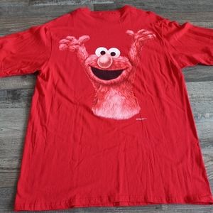 Vintage Monsterwear 90’s Sesame Street Elmo T-Shirt Made In USA 100% Cotton